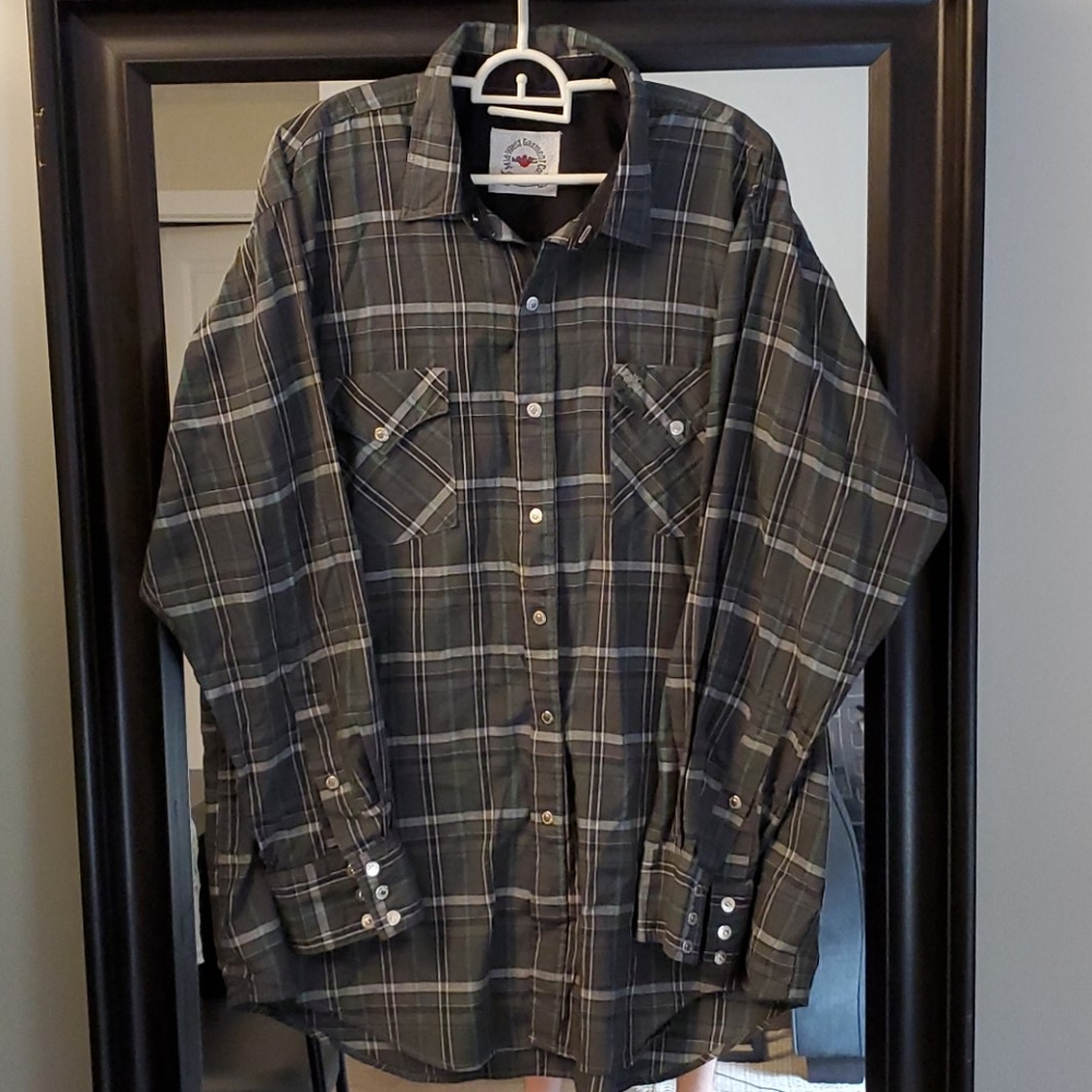 Vintage Snap-up Plaid